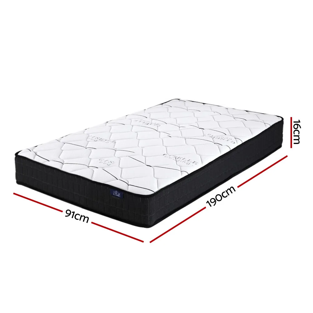Apex 16cm - Thick Premium Knitted Fabric Spring Mattress - Single