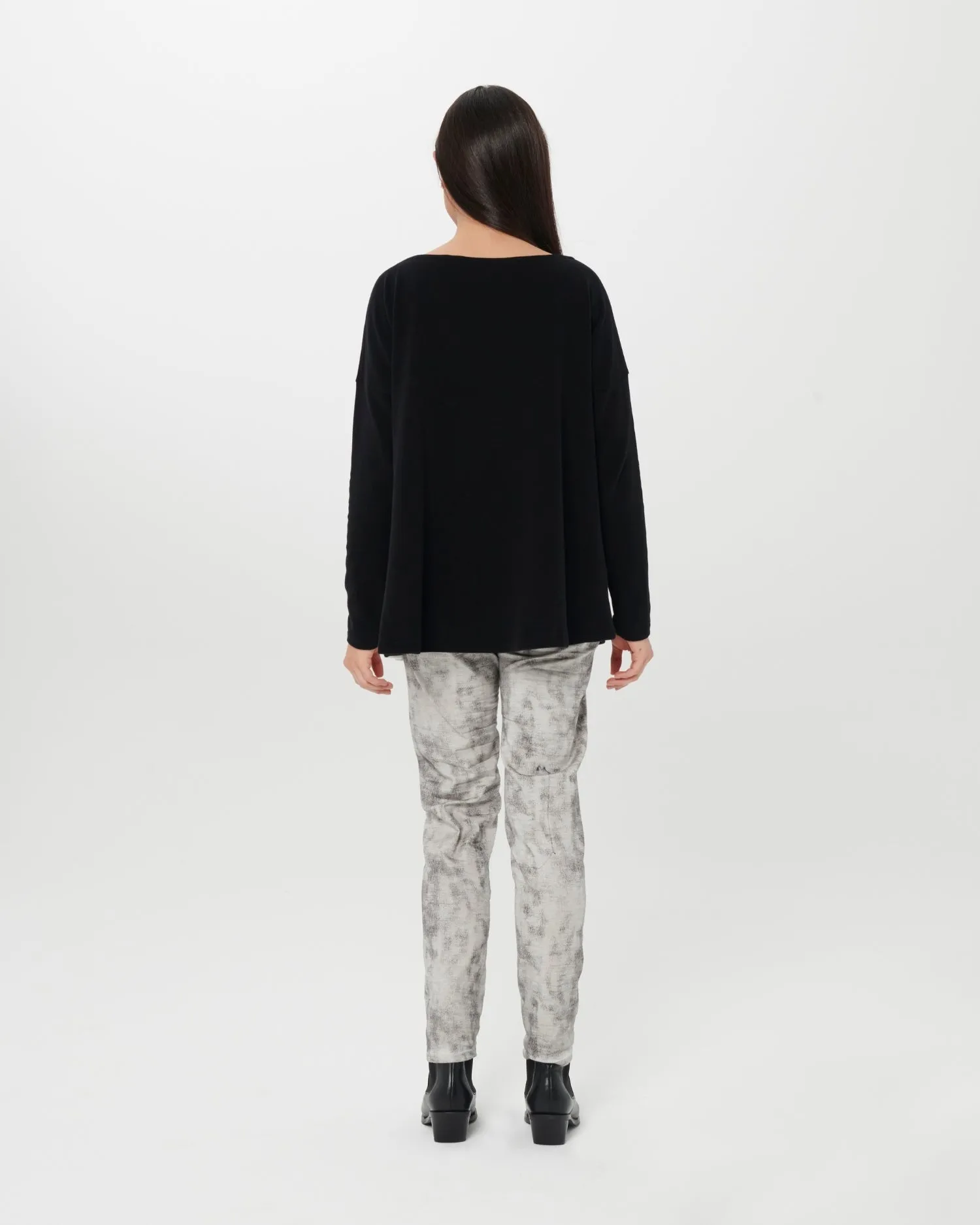Chiara Cocol Biba Jacquard Sweater, Black