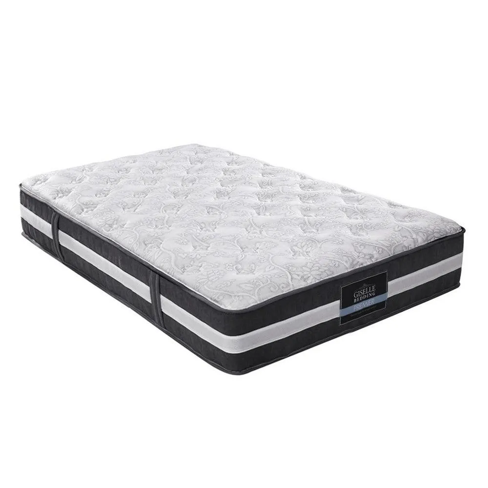 Giselle Bedding Lotus Tight Top Pocket Spring Mattress 30cm Thick - King Single