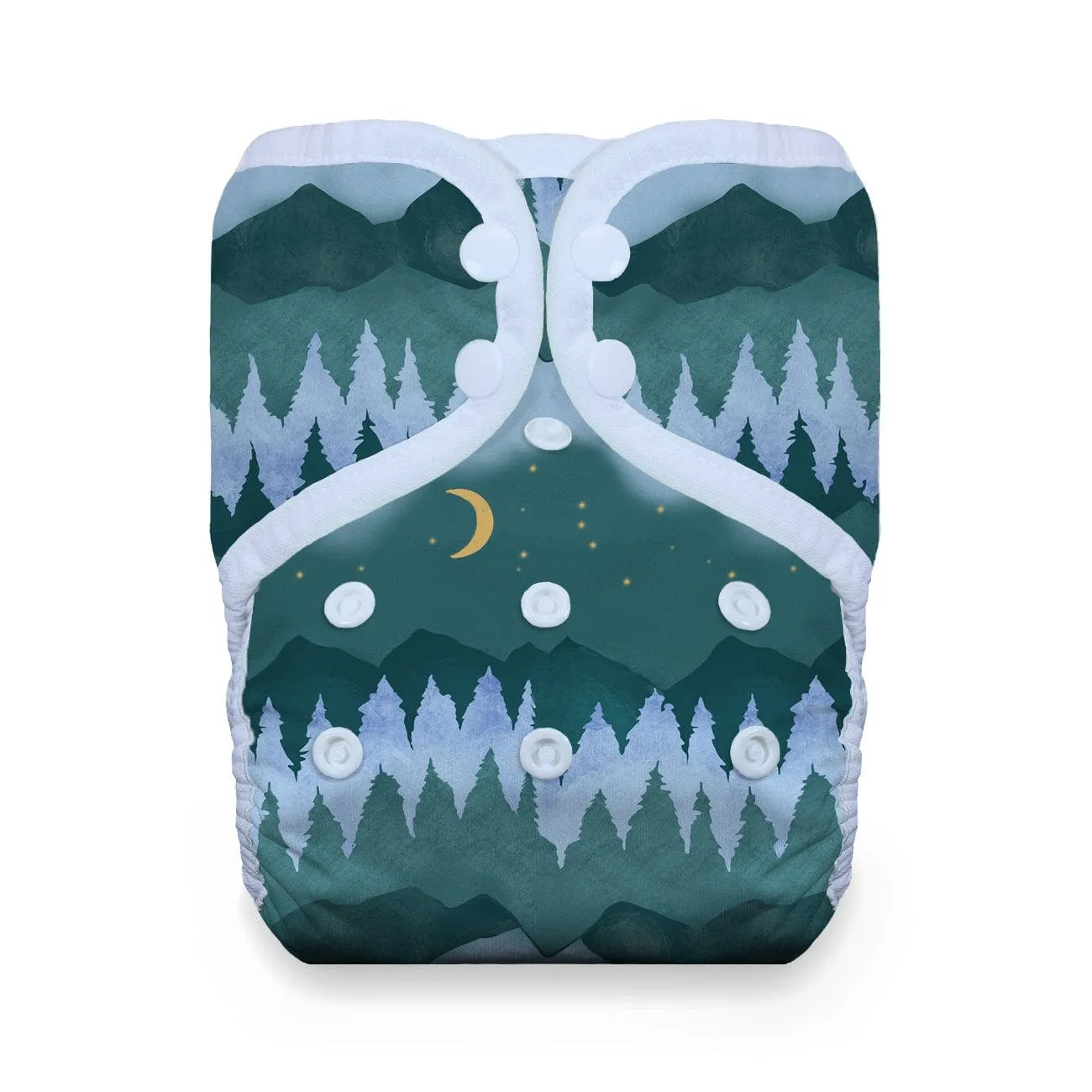 Mountain Twilight Natural One Size Pocket Diaper