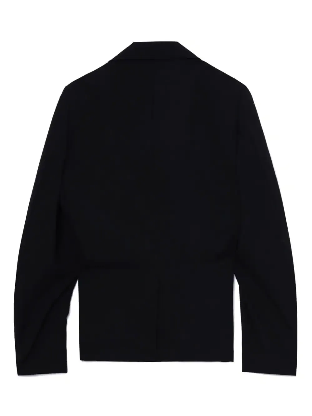 Ruffle Gathering Button Blouson