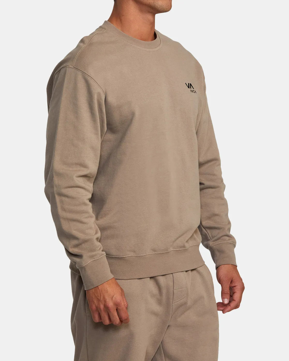 VA Essential Crewneck Sweatshirt - Dark Khaki