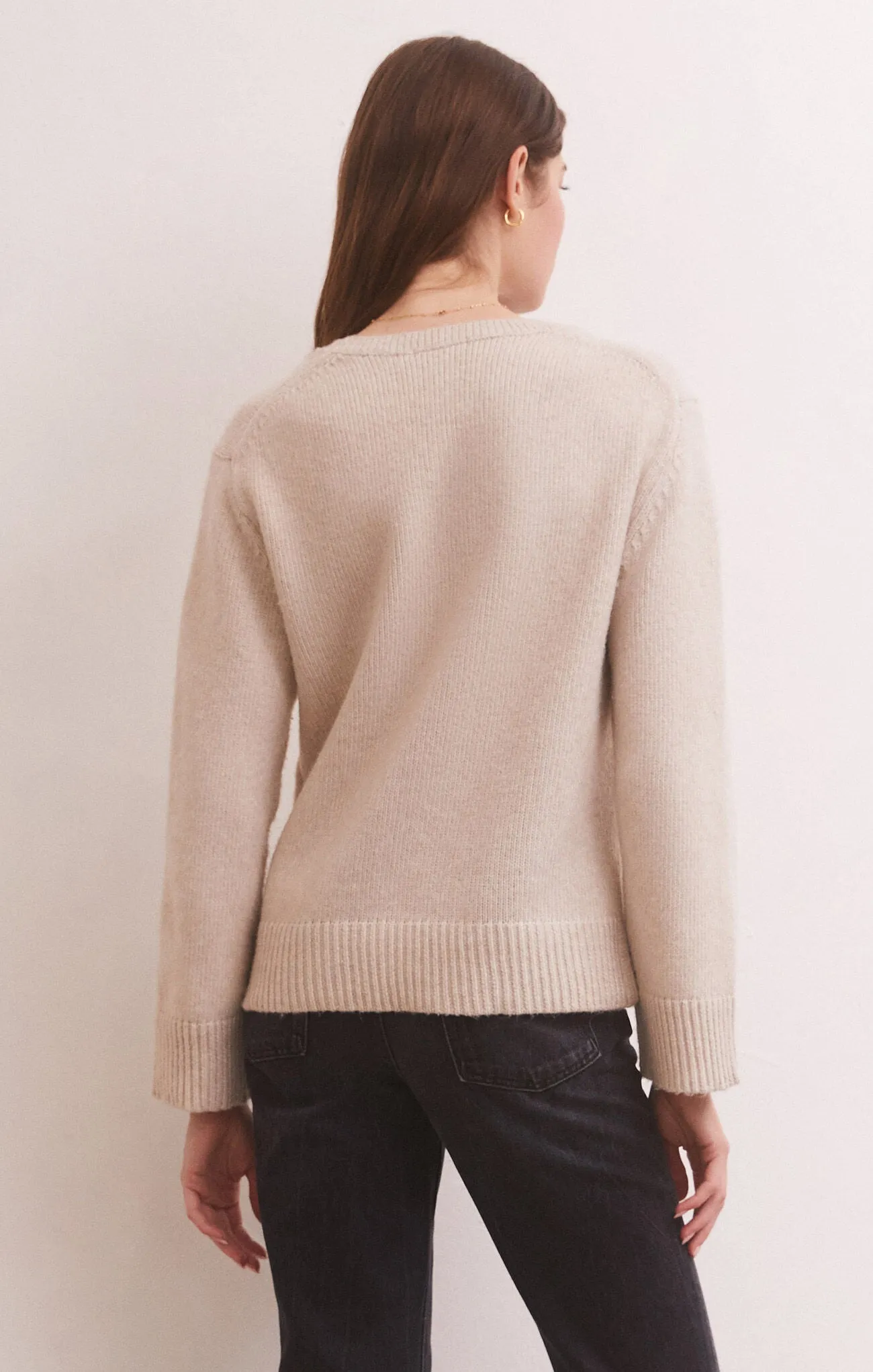 ZSU Serene Amour Sweater in Oatmeal